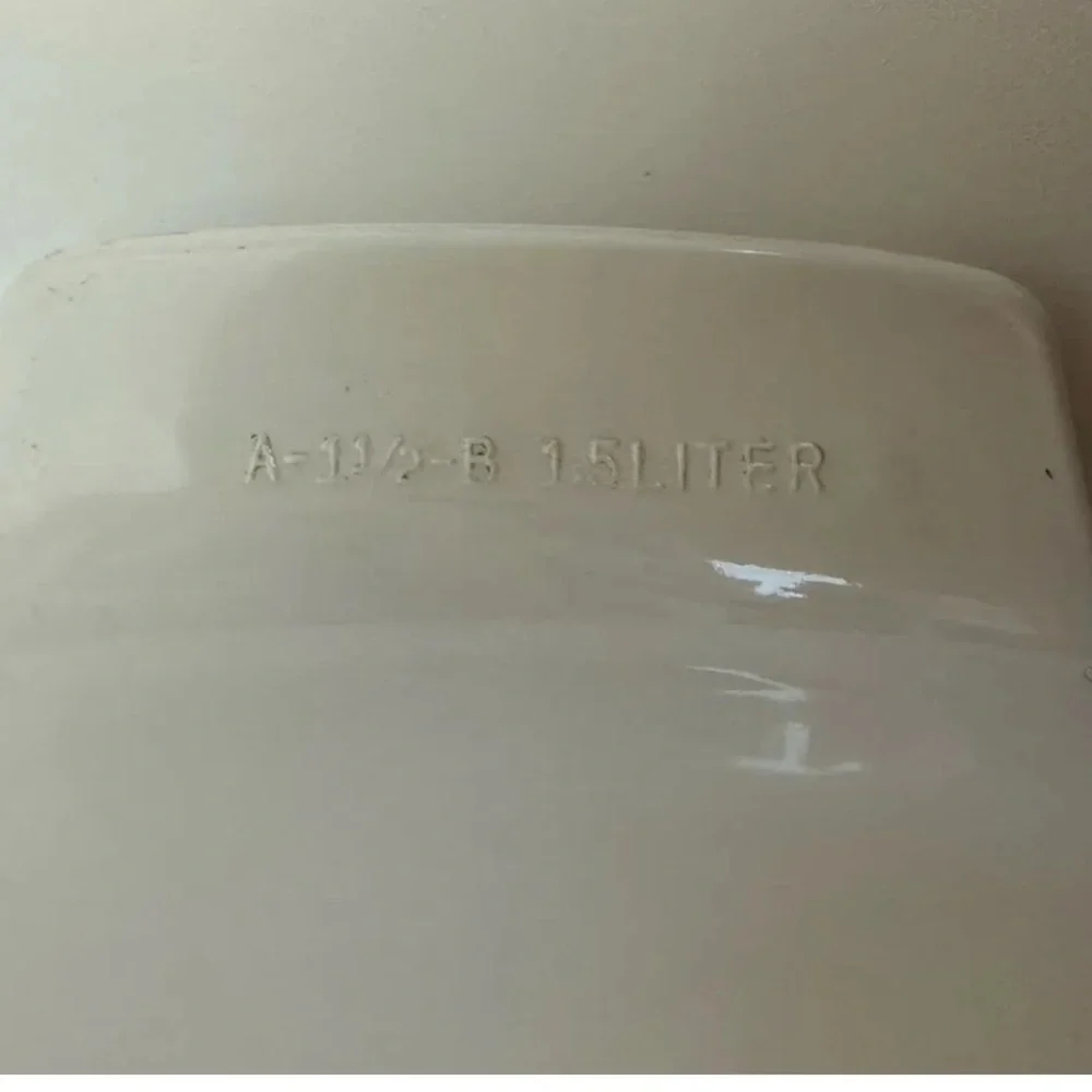 VTG Corning Ware A-1 1/2-B Blue Ribbon Flower Basket 1.5 L Casserole Dish No Lid